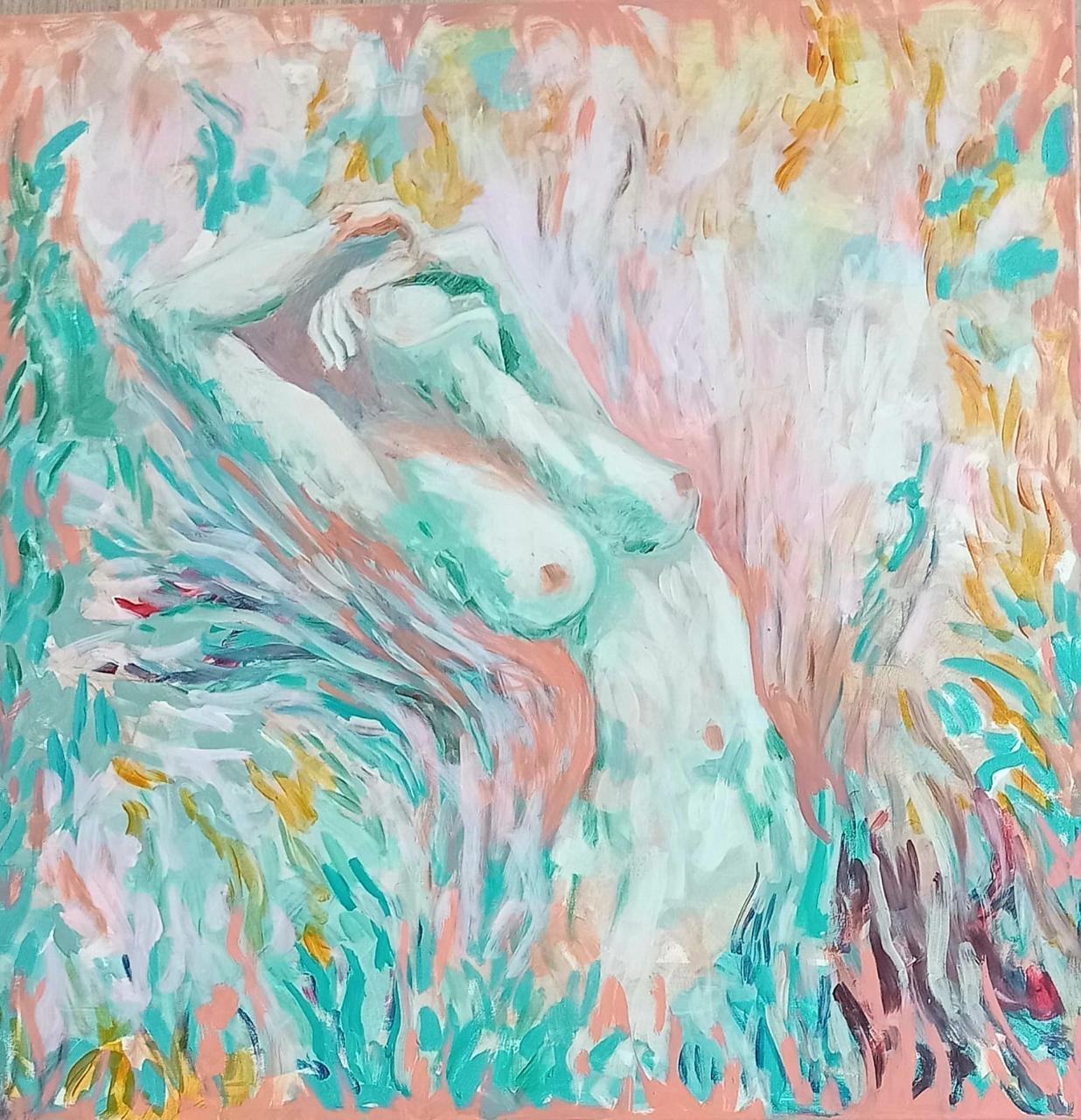 Despertar/Técnica: Acrílico/ Medidas: 100 cm x 100 cm Despertar/Técnica: Acrílico/ Medidas: 100 cm x 100 cm