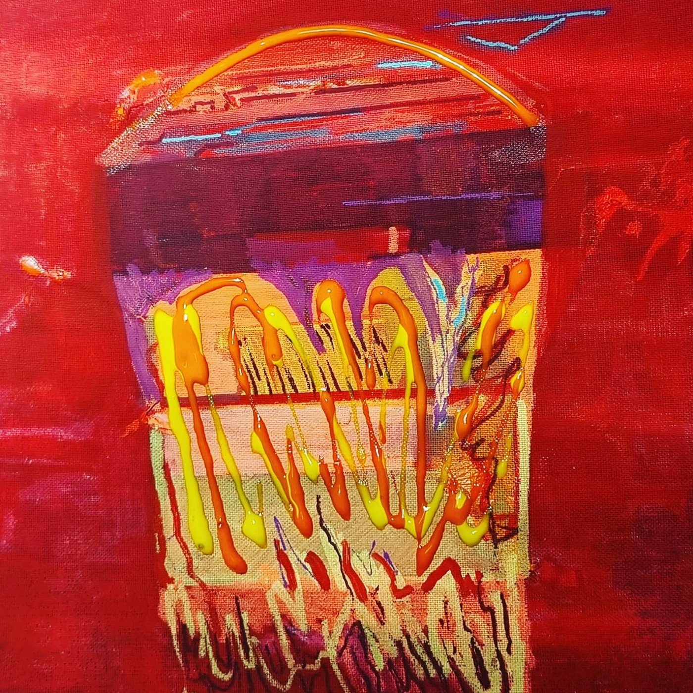 WhatsApp Image 2025-07-03 at 9.02.56 AM (2) De la serie Riesgo de Color Técnica: Telas finas con posca/ Medidas: 32cm x 32 cm