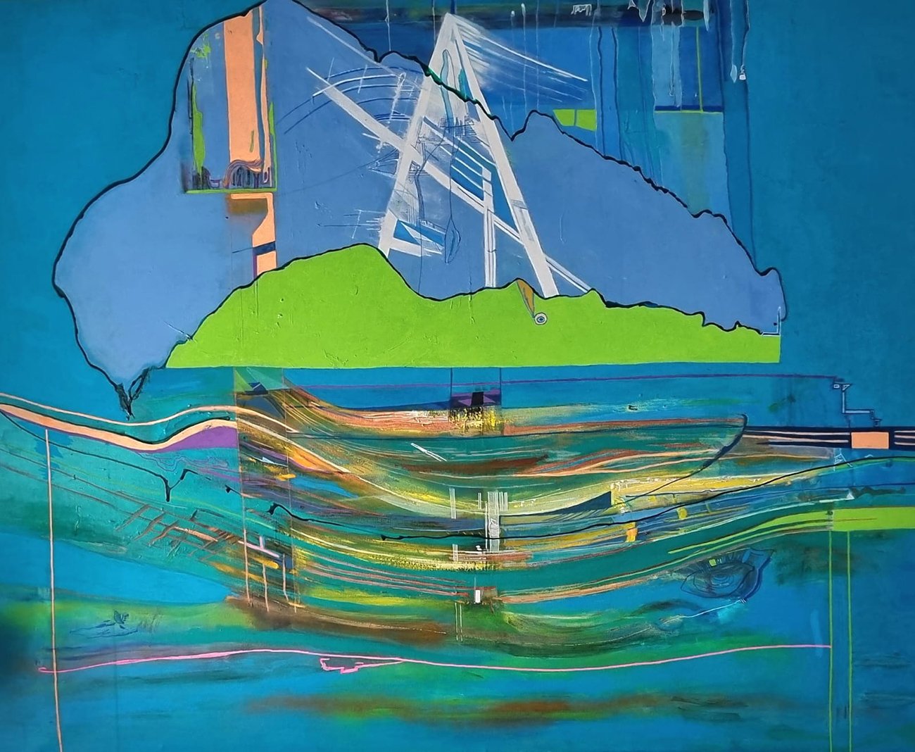 refusilos Refusilos/Técnica: mixta sobre tela/ Medidas:150 cm x 117 cm x 2 cm Año 2021