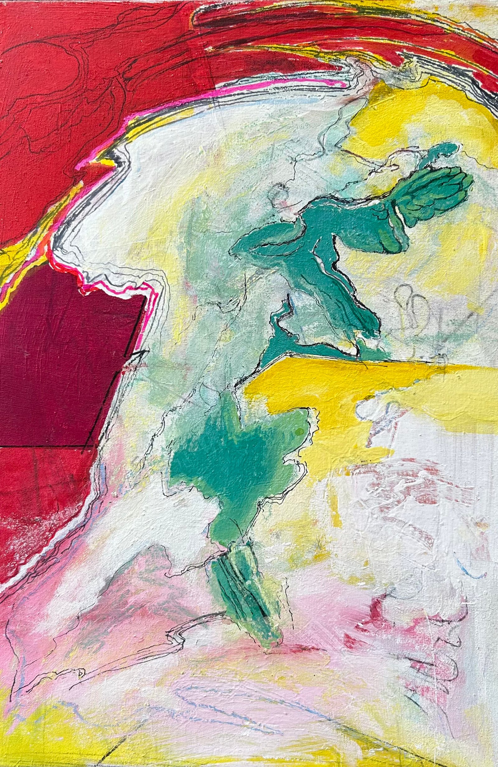 De la serie WAR Nº3./Técnica: Acrilico sobre canvas.y hardboard/Medidas 35 cm x 54cm De la serie WAR Nº3./Técnica: Acrilico sobre canvas.y hardboard/Medidas 35 cm x 54cm<br />