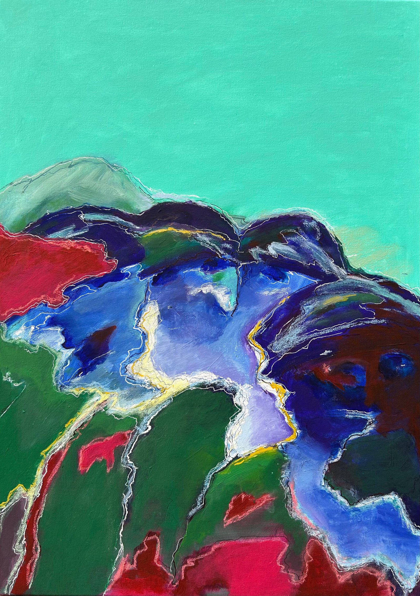 De la serie WAR Nº2/Técnica:Acrilico sobre canvas/Medidas: 50 cm x 70 cm De la serie WAR Nº2/Técnica:Acrilico sobre canvas/Medidas: 50 cm x 70 cm