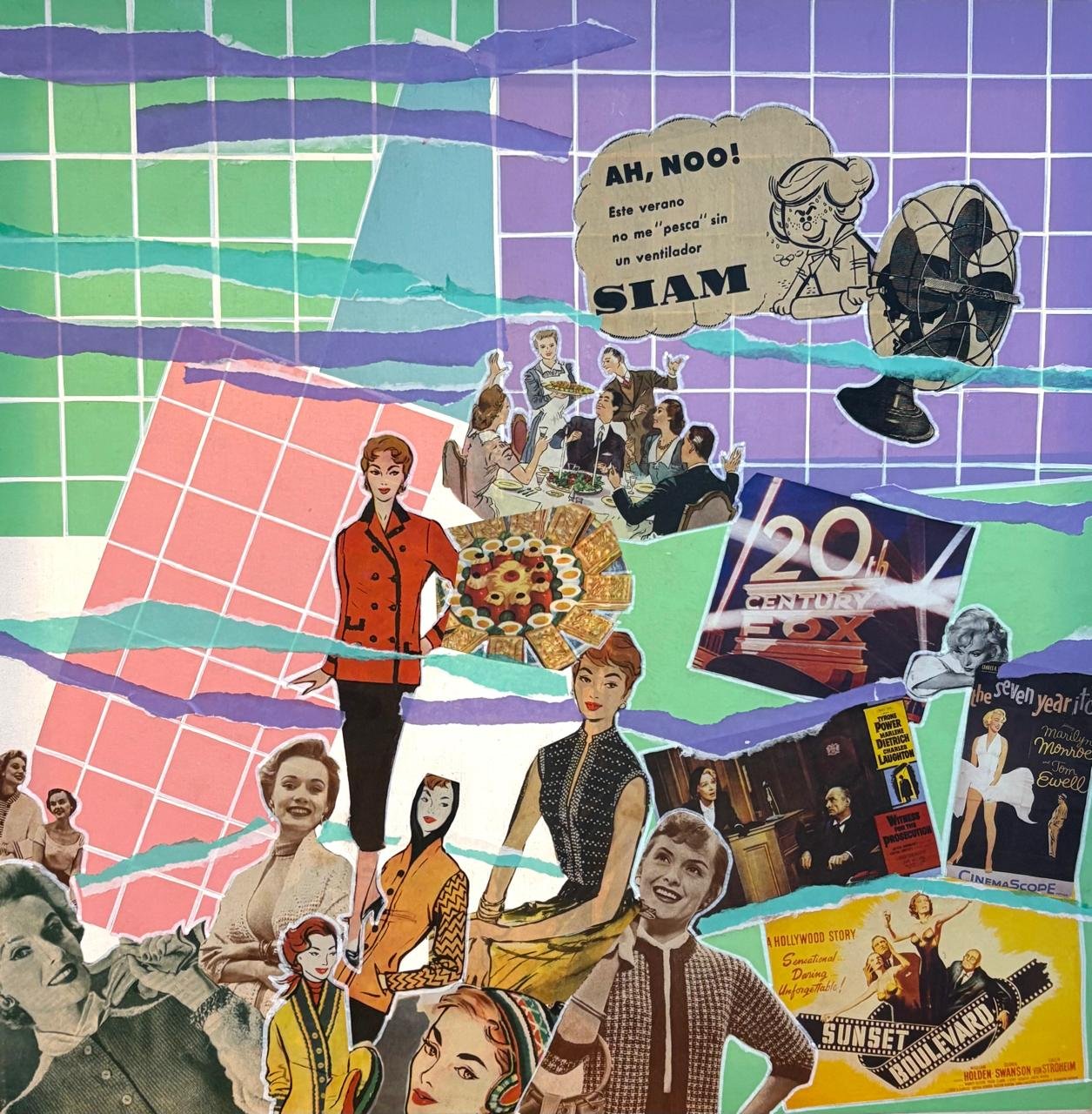 Sin titulo 1/Técnica: Collage/Medidas: 50 cm x 50 cm/Año 2025 Sin titulo 1/Técnica: Collage/Medidas: 50 cm x 50 cm/Año 2025