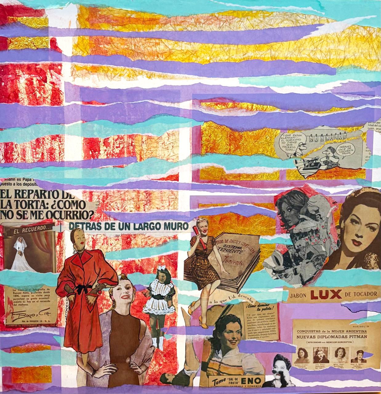 Sin titulo 2/Técnica: Collage/Medidas: 50 cm x 50 cm/Año 2025 Sin titulo 2/Técnica: Collage/Medidas: 50 cm x 50 cm/Año 2025