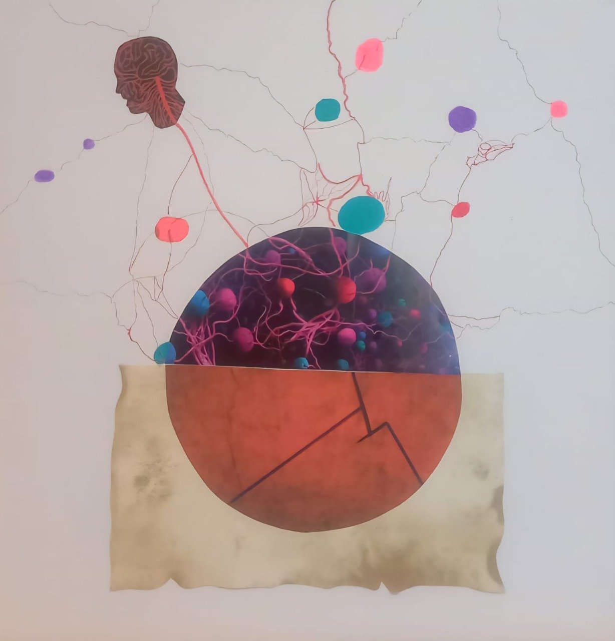 Sin titulo 2/Técnica: Collage/Medidas: 50 cm x 50 cm/Año 2025 Sin titulo 2/Técnica: Collage/Medidas: 50 cm x 50 cm/Año 2025