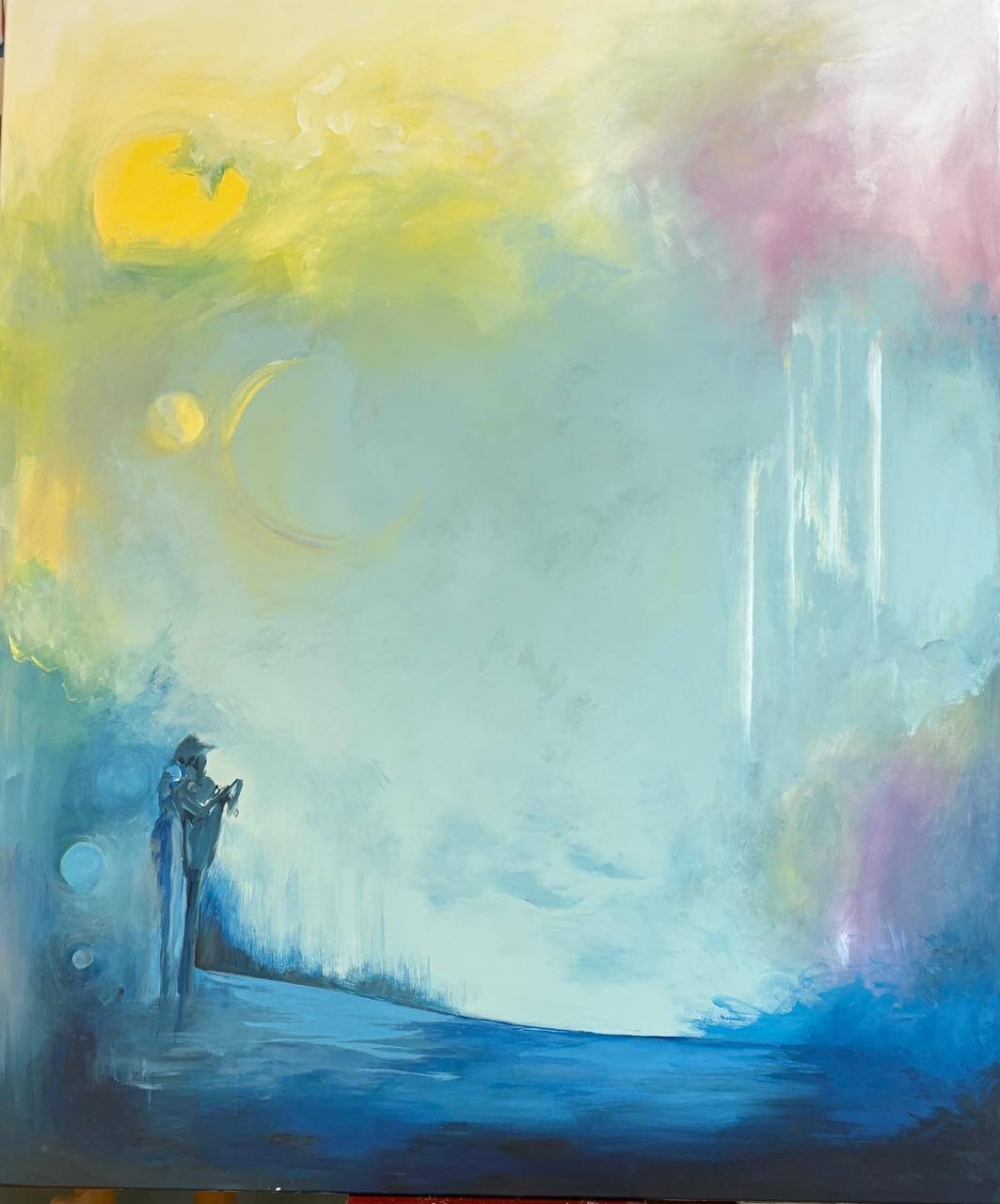 WhatsApp Image 2025-12-15 at 10.23.25 AM (1) Después de la lluvia 2/ Técnica: Acrílico/ Medidas 140 cm x 160 cm/Año 2025