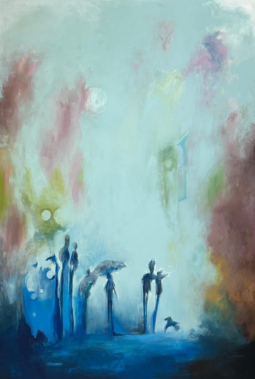 WhatsApp Image 2025-12-15 at 10.23.25 AM Después de la lluvia 1/ Técnica: Acrílico/ Medidas 230 cm x 140 cm /Año 2025